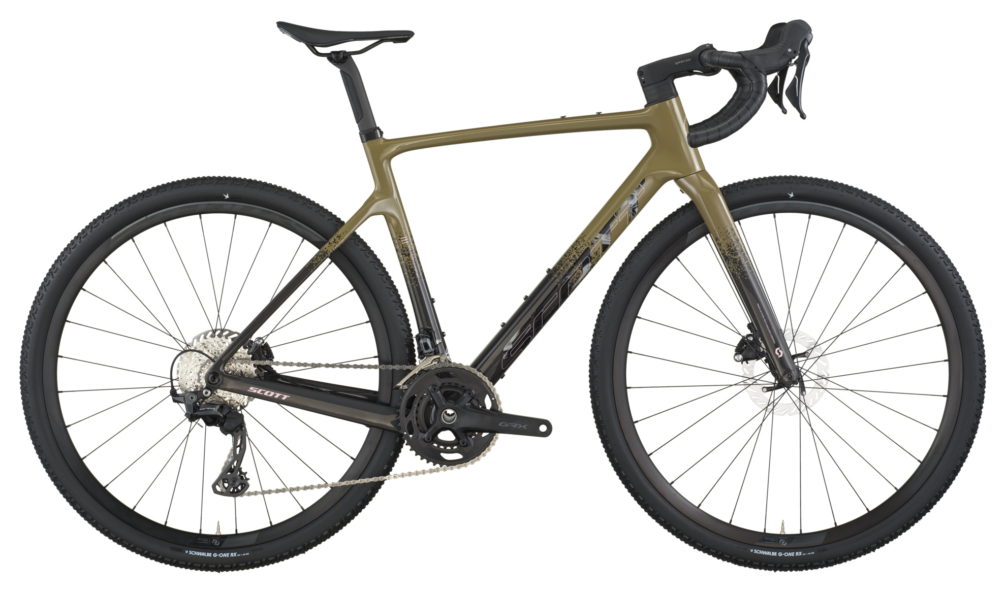 Addict Gravel 40 kaki green/carbon black 2026